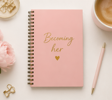 Becoming Her Spiral Journal