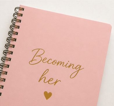 Becoming Her Spiral Journal