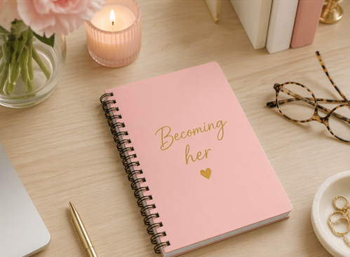 Becoming Her Spiral Journal